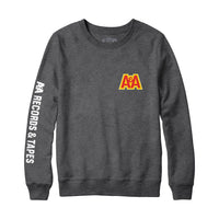 A&A Records Chest and Sleeve Print Sweatshirt and Hoodie