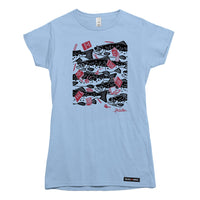 Anna M. Cullen x Black Maple Trading - Artist Collab: School of Salmon T-shirt