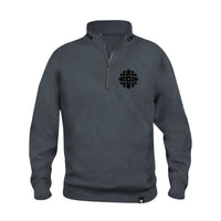 CBC 1986 Black Logo Quarter Zip Sweatshirt