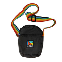 CBC Mosaic Logo Rainbow Strap Shoulder Bag
