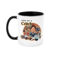 CBC's Son of a Critch Graphic 11oz Colour Handle Mugs