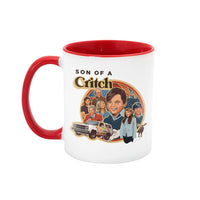 CBC's Son of a Critch Graphic 11oz Colour Handle Mugs