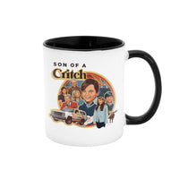 CBC's Son of a Critch Graphic 11oz Colour Handle Mugs
