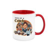 CBC's Son of a Critch Graphic 11oz Colour Handle Mugs