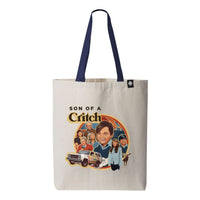 CBCs Son Of a Critch Graphic Canvas Tote Coloured Handle