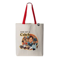 CBCs Son Of a Critch Graphic Canvas Tote Coloured Handle