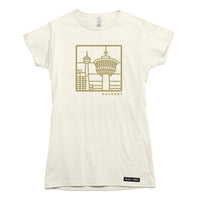 Calgary Stained Glass Landmark T-shirt