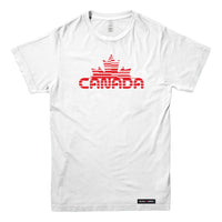 Canada Maple Leaf Retro Cyber-Glitch T-shirt