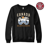 Canada Slaps Hard Pond Hockey Sweatshirt or Hoodie