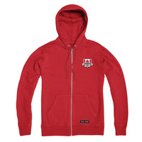 Canada Soccer Game Score Crest Full Zip Hoodie