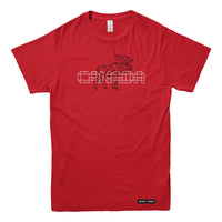 Canada Unity Wireframe Moose T-shirt