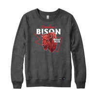 Canadian Bison Low Poly Bust Sweatshirt or Hoodie