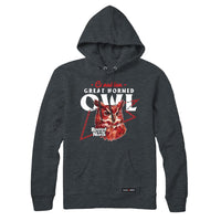 Canadian Great Horned Owl Low Poly Bust Sweatshirt or Hoodie