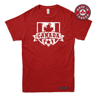 Canadian Soccer Crest Vintage T-shirt