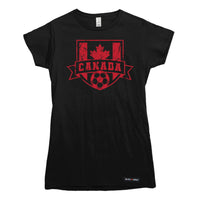 Canadian Soccer Crest Vintage T-shirt