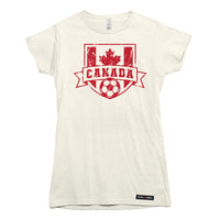 Canadian Soccer Crest Vintage T-shirt