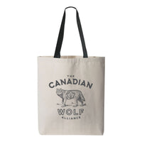 Canadian Wolf Alliance Tote Bag