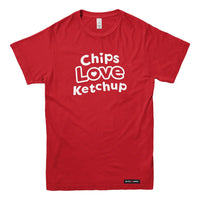 Chips Love Ketchup T-shirt