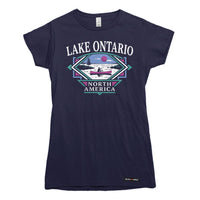 Classic 90s Lake Ontario Canoe Trip Womens T-shirt