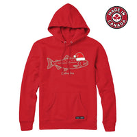 Coho Ho Christmas Salmon Hoodie