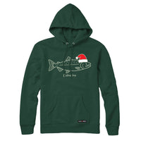 Coho Ho Christmas Salmon Hoodie