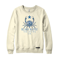 Crab Patchwork Crewneck Sweatshirt