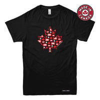 Eh! Maple Leaf Pattern T-shirt