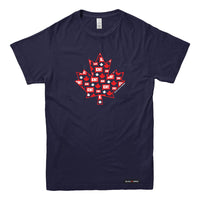 Eh! Maple Leaf Pattern T-shirt