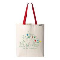 Gnawty List Christmas Beaver Tote Bag