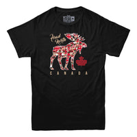 Head North Patchwork Moose T-shirt