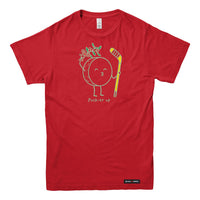 Hockey Puck-er up Christmas Mistletoe Mens T-shirt