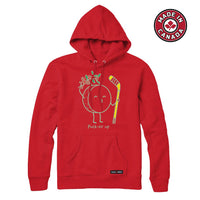 Hockey Puck-er up Christmas Mistletoe Hoodie