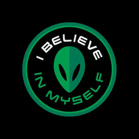 I Believe in Myself Alien Black Dad Cap
