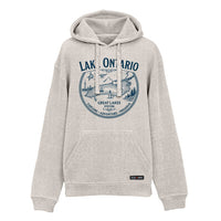 Lake Ontario Great Lakes System Nantucket Hoodie