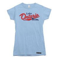Lake Ontario Retro Loon Womens T-shirt
