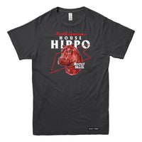 North American House Hippo Low Poly Bust T-shirt