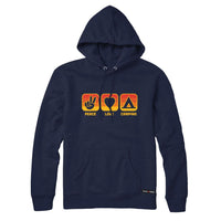 Peace Love Camping Sweatshirt or Hoodie