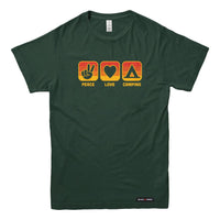 Peace Love Camping T-shirt