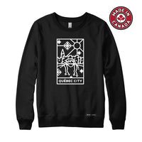 Quebec City Stained Glass Sweatshirt