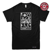 Quebec City Stained Glass T-shirt