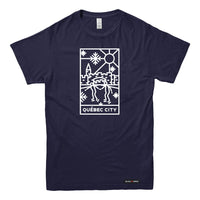 Quebec City Stained Glass T-shirt