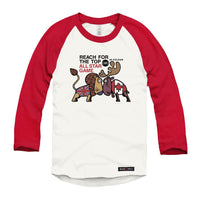 Reach for the Top Raglan Baseball Shirt
