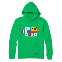 Sail the 7 Seas Signal Flags Sweatshirt or Hoodie
