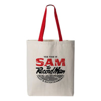 Sam the Record Man Canvas Tote