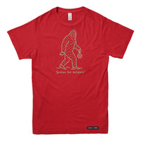 Season for Believin Christmas Sasquatch Mens T-shirt