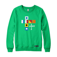 Ship Ahoy Signal Flags Sweatshirt or Hoodie