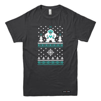 Ugly Christmas Sweater Faux-Knit Yeti T-shirt