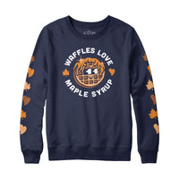Waffles Love Maple Syrup Sweatshirt or Hoodie