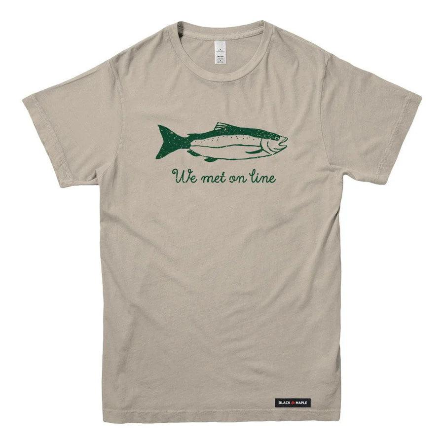 T-shirt De Pêche Occasion Taille L - Marque BK, Style Graphique, Très Bon état