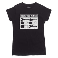 Choose Your Weapon Guitar T-shirt